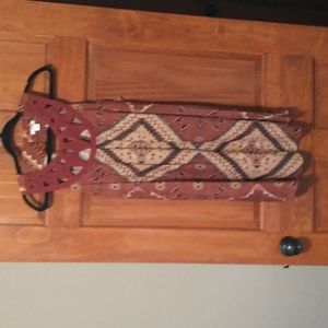 Xhilaration women's size S embroidered and south western print dress/tunic-NWT